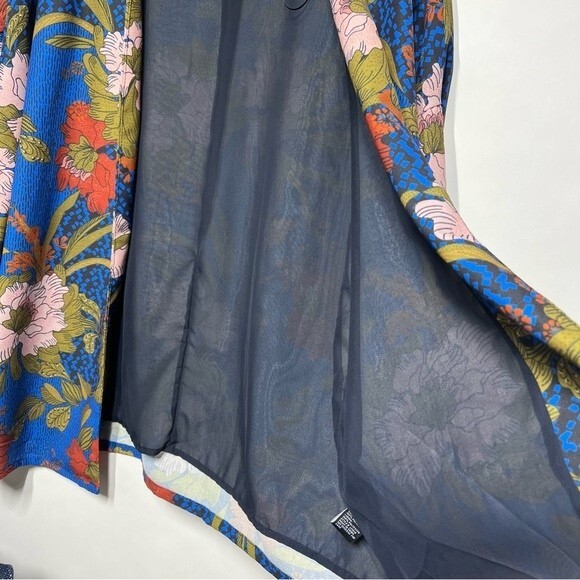 Jealous Tomato Floral Breezy Oversized Cardigan Blazer M/L NWOT - Picture 6 of 13